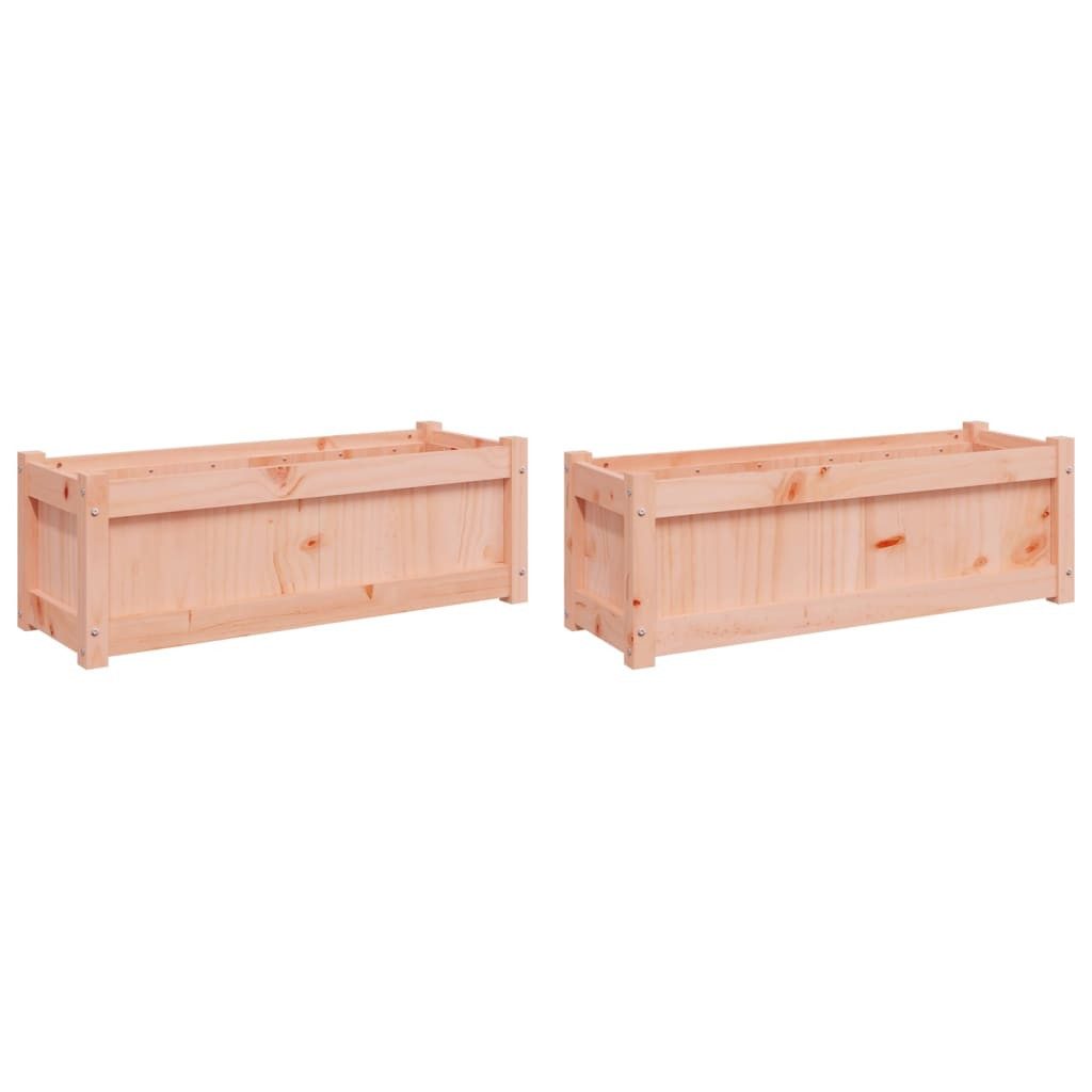 vidaXL Blumentopf Pflanzkübel 2 Stk. Massivholz günstig online kaufen