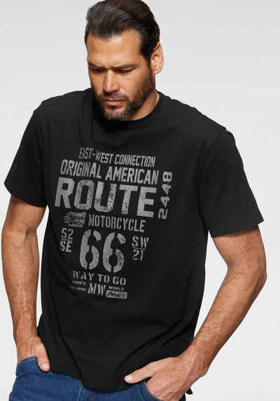 Man's World T-Shirt Großer Print