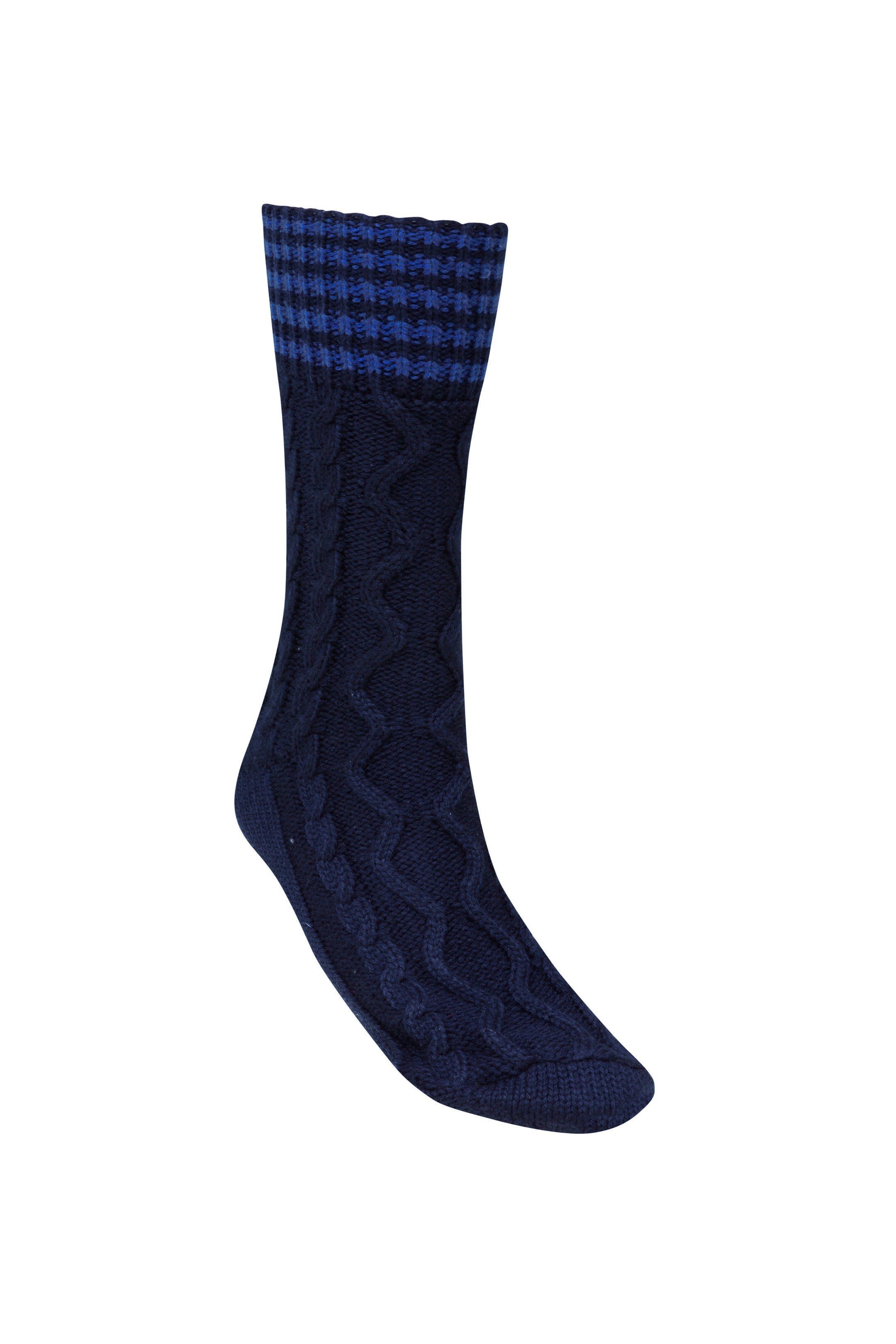 Kuschelsocken Long Socks Blau