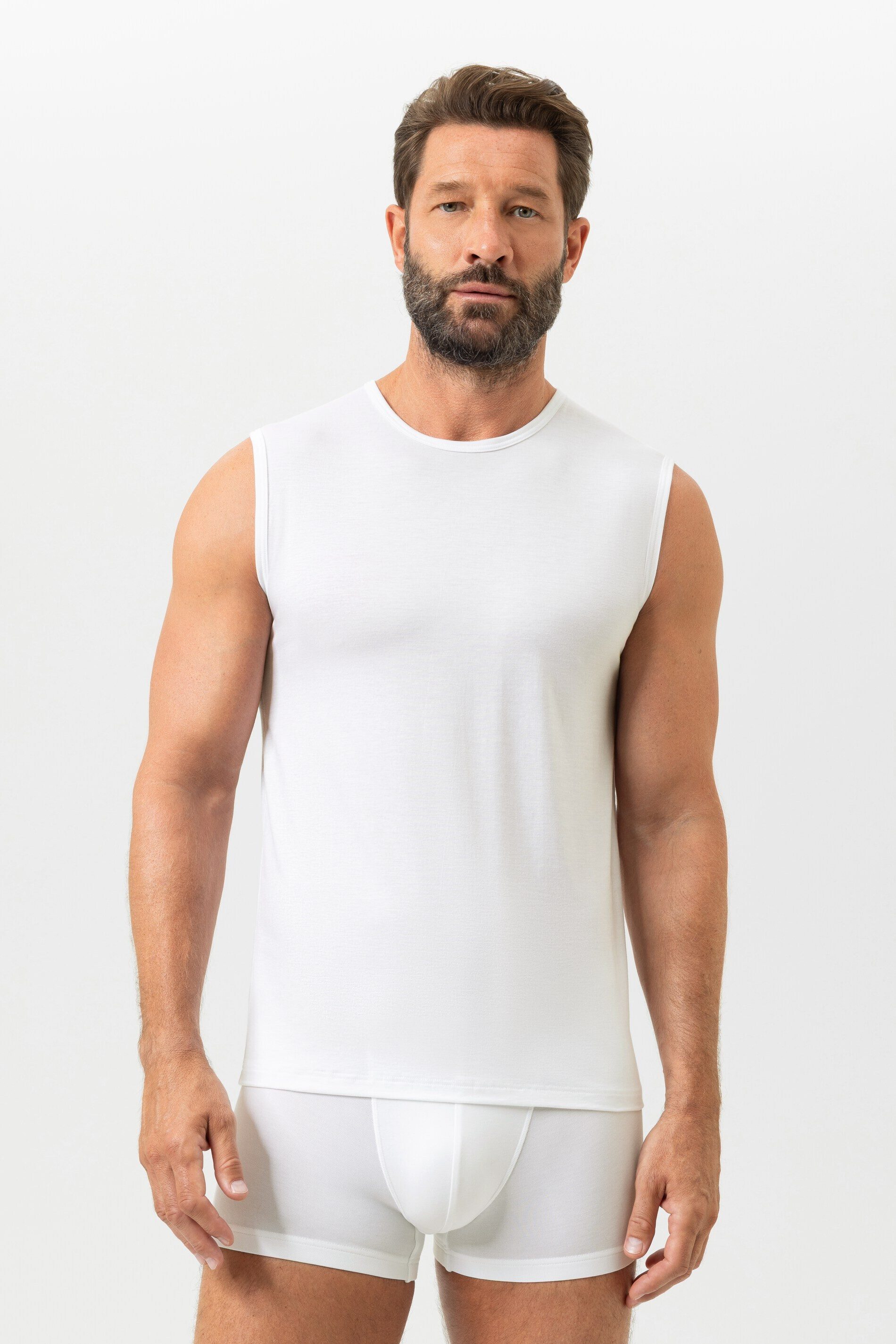 Mey Unterziehshirt Mey male Muskel-Shirt Serie Network Uni (1-St) ärmellos, Single Jersey, Lyocell-Mix, hautfreundlich