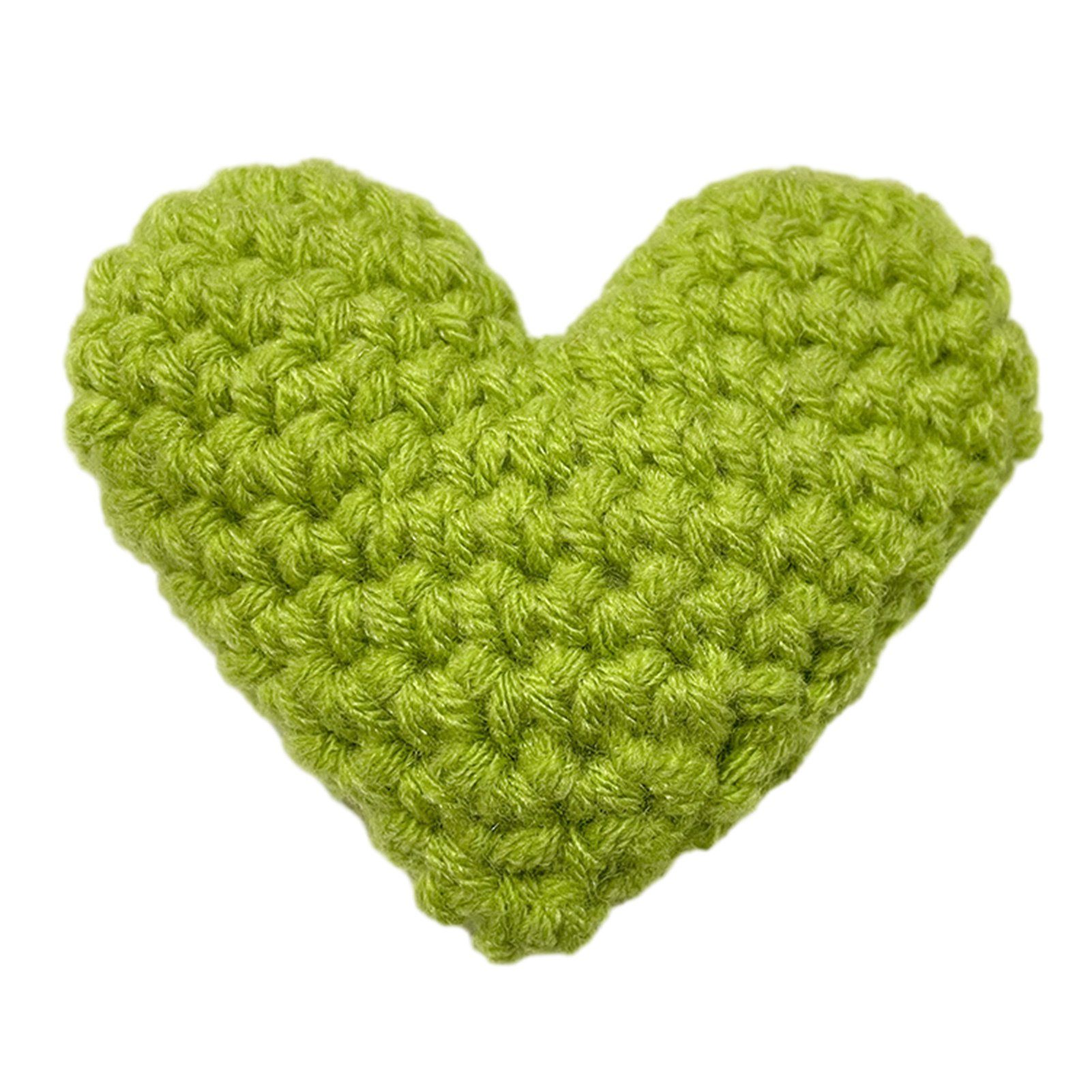 Wolle, Gewebte Fertige Brosche Herzen Schönes green Personalisiertes, Blusmart Aus