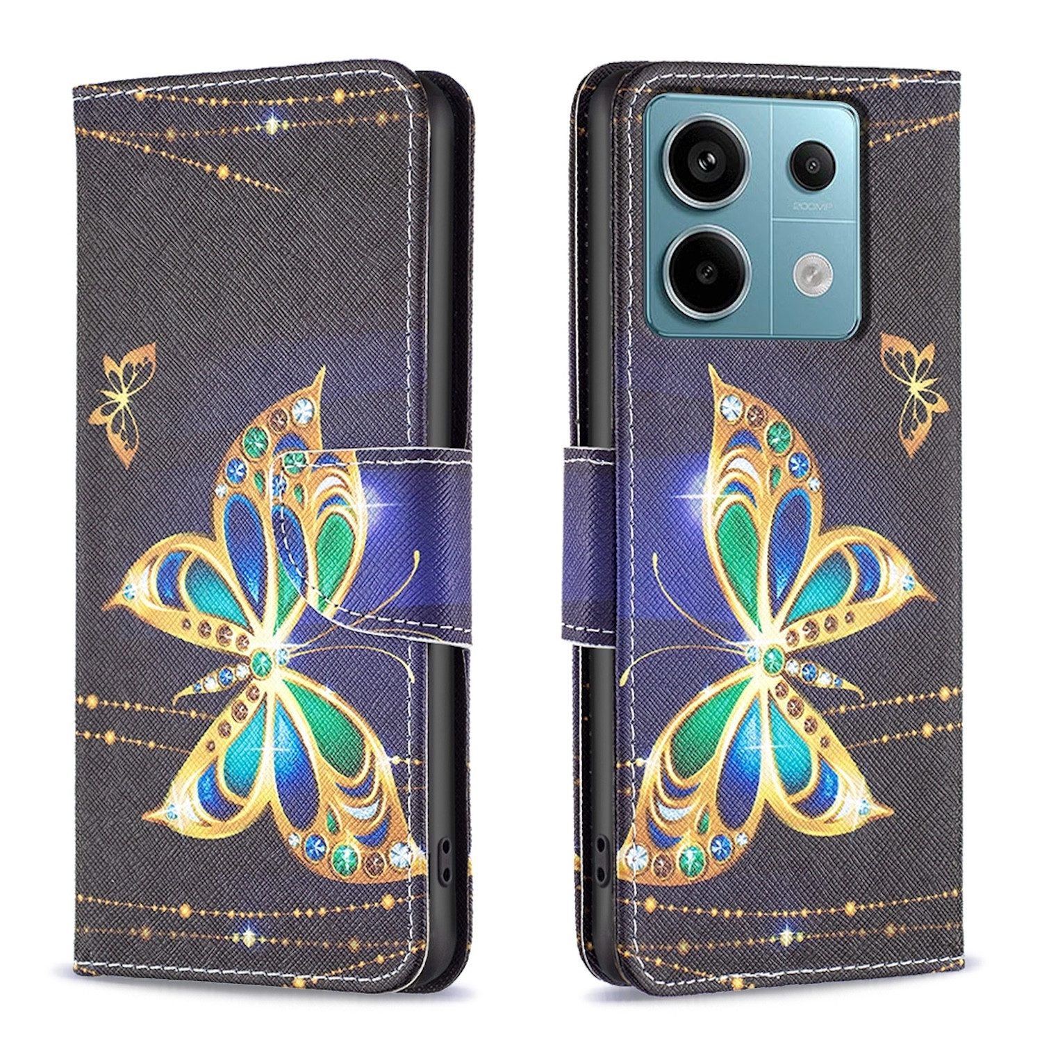 Handyhülle Für Xiaomi Redmi Note 13 Pro / Poco X6 Kunstleder Hülle Book Motiv 5
