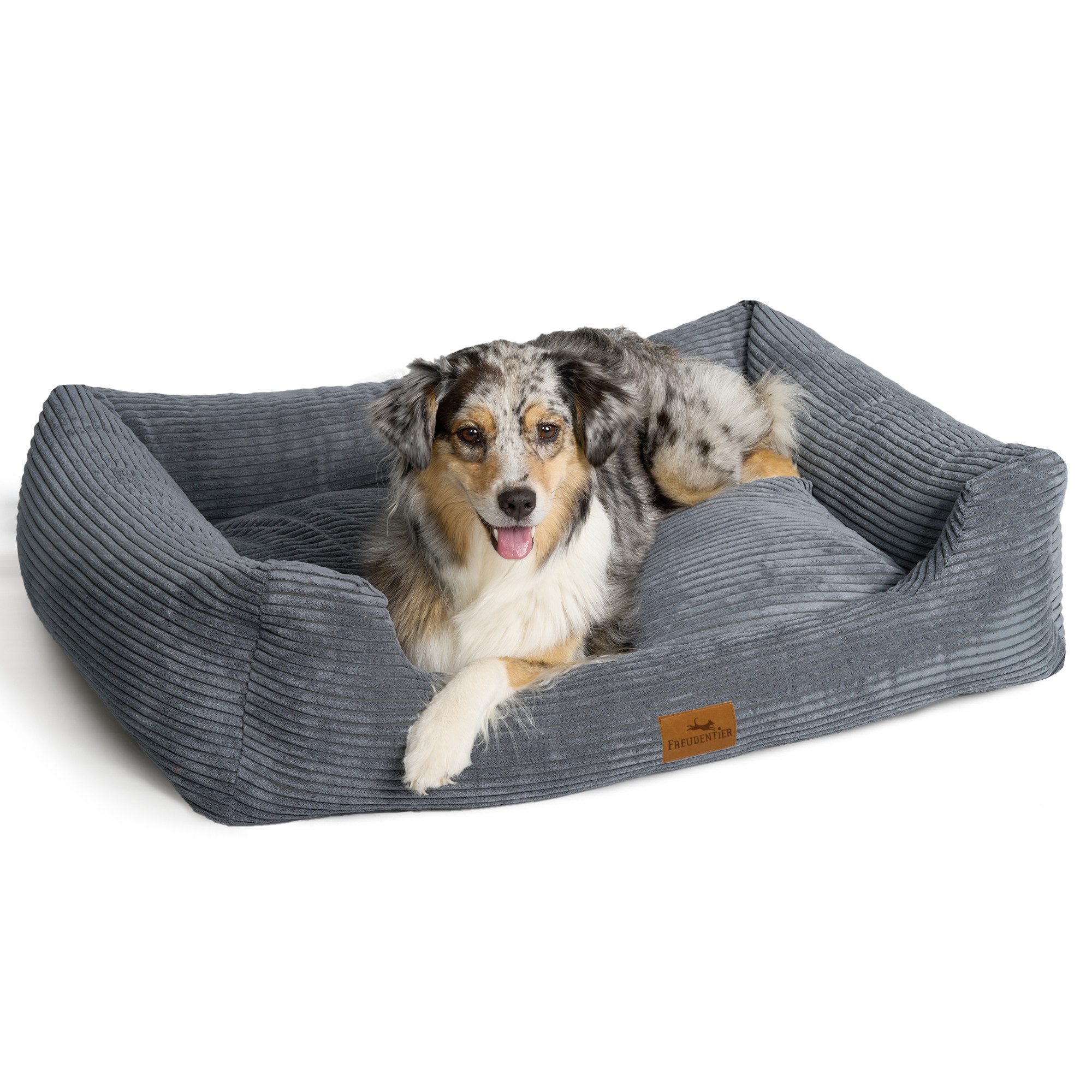 Freudentier Hundekorb Hundebett orthopädisch aus Cord, günstig online kaufen