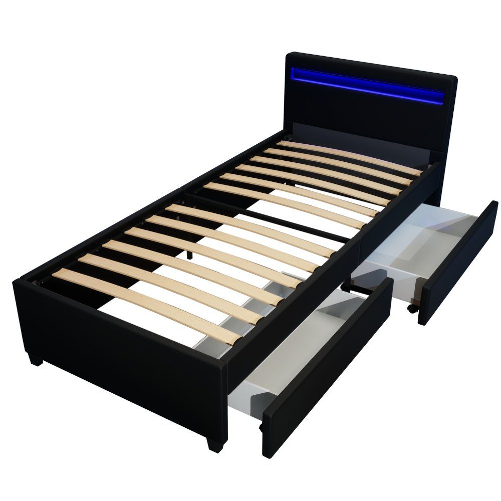 HOME DELUXE Bett LED Bett NUBE günstig online kaufen