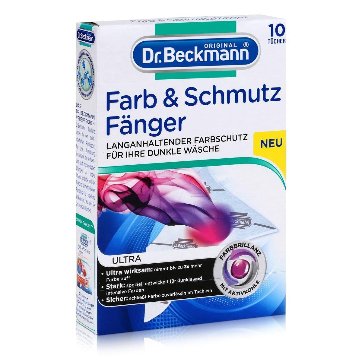 Dr. Beckmann Dr. Beckmann Farb & Schmutz Fänger Ultra 10 Tücher - Dunkle Wäsche (3e Reinigungstücher