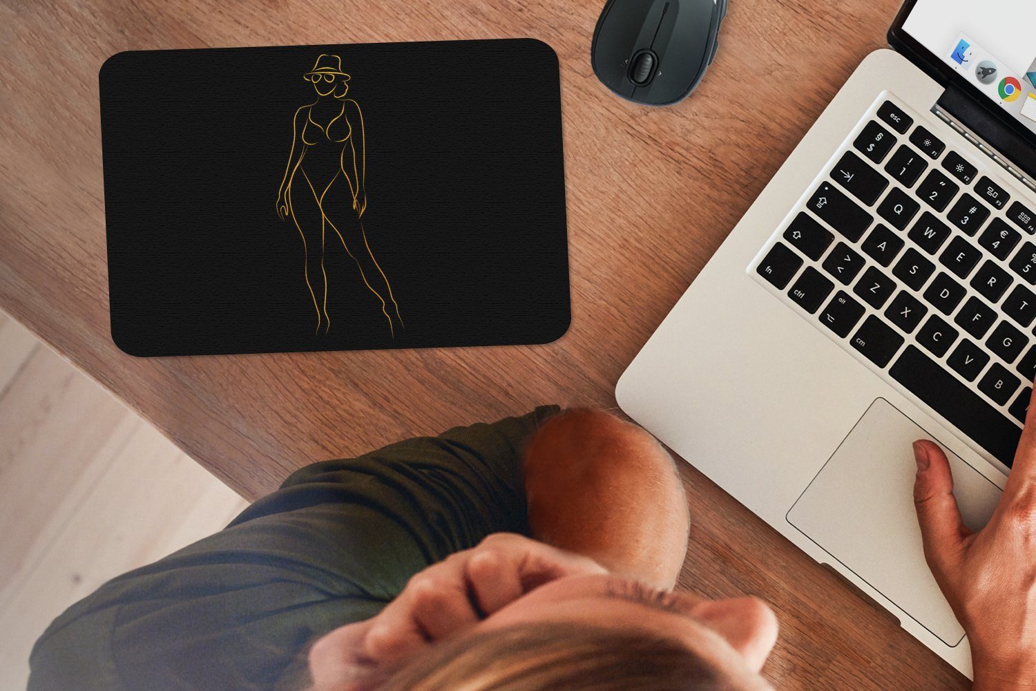 MuchoWow Mauspad (1-St), Mouse pad, Gaming Deko, PC Zubehör, 27x18 cm