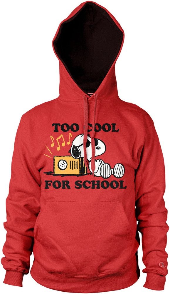 PEANUTS Worldwide LLC Hoodie Snoopy Too Cool For School Hoodie