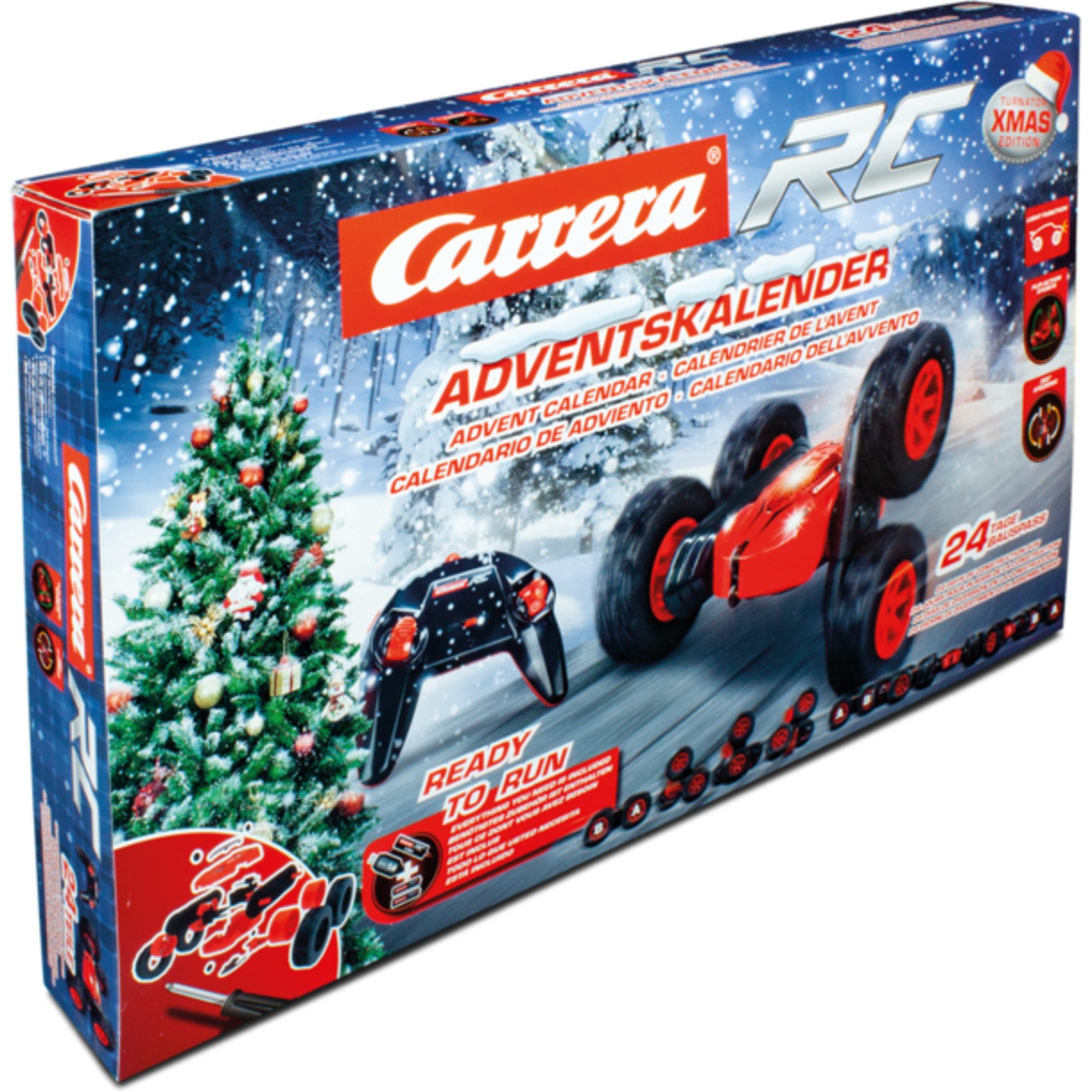 Carrera® Autorennbahn Carrera Adventskalender X-mas Turnator günstig online kaufen