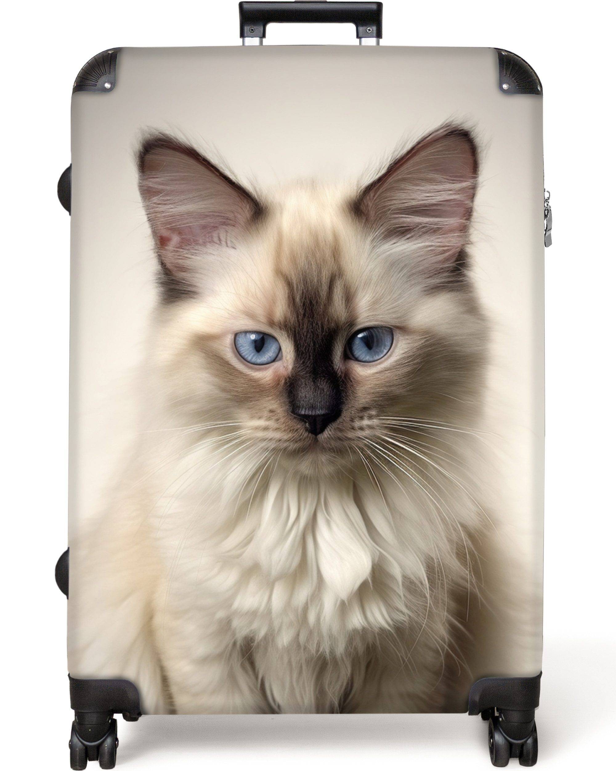 NoBoringSuitcases.com© Hartschalen-Trolley Katze - Tiere - günstig online kaufen