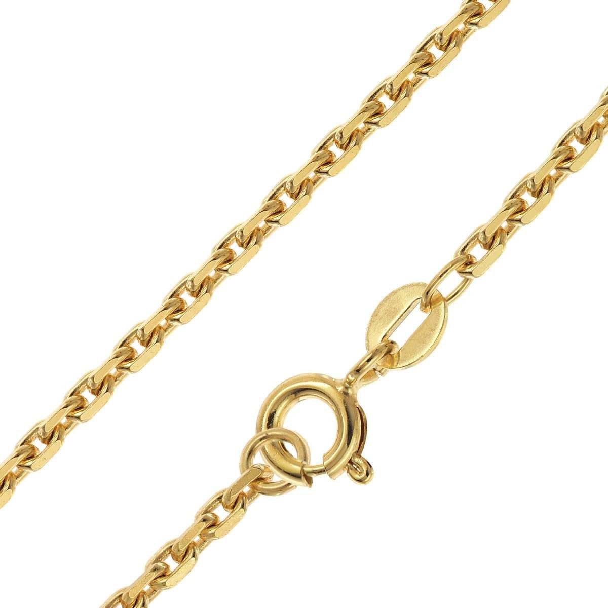trendor Kette ohne Anhänger 31230, für 925 Silber Vergoldet 2,2 mm breit 36-60 cm