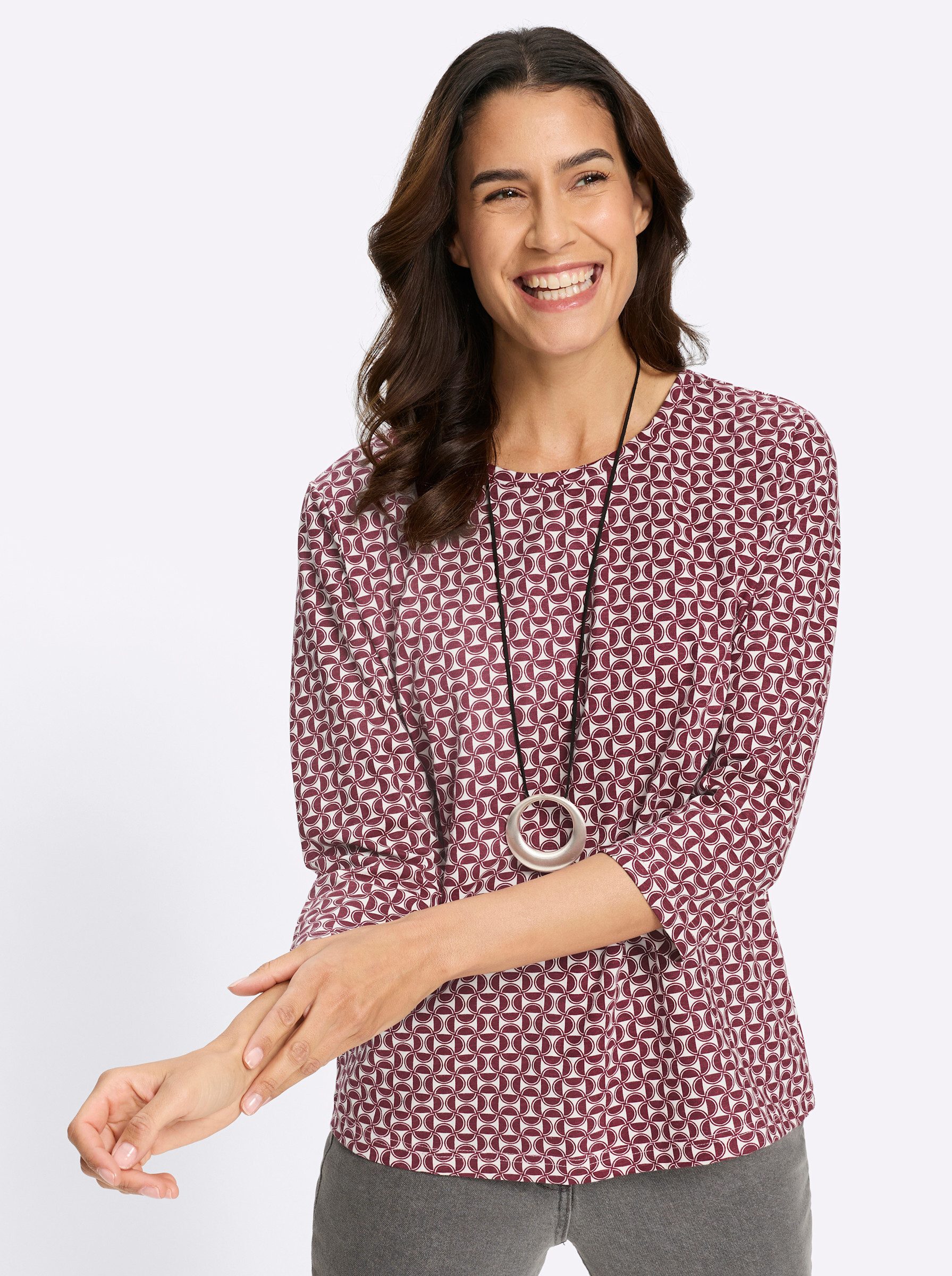 Witt T-Shirt Print-Shirt 3/4-Arm
