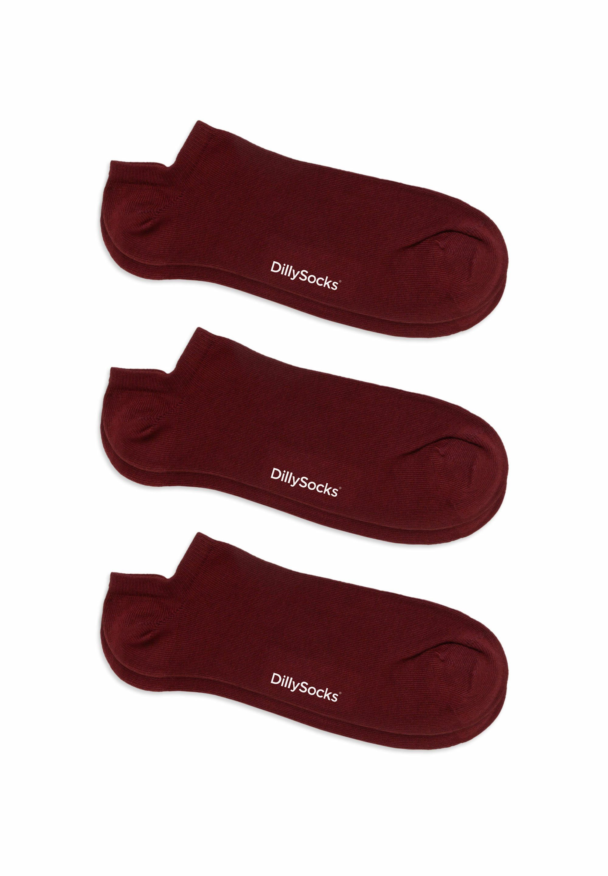 DillySocks Sneakersocken One Color Shorties aus nachhaltiger Baumwolle