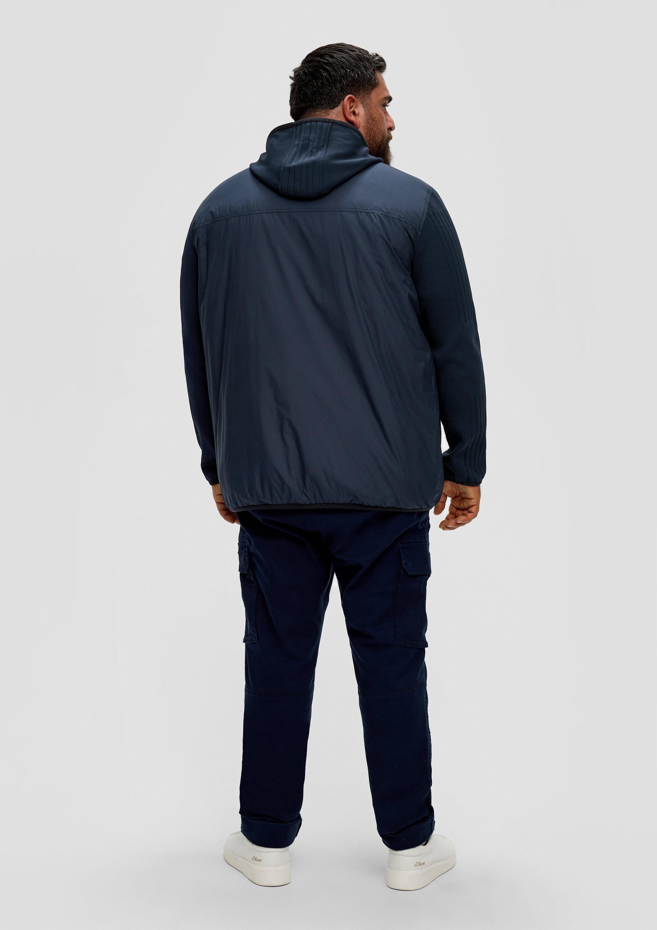s.Oliver Funktionsjacke Outdoor-Jacke Kapuzenjacke im Fabricmix