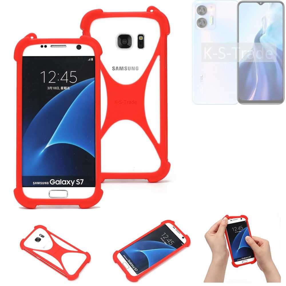 K-S-Trade Handyhülle für Oukitel C36, Handy-Hülle Schutz-Hülle Bumper Silikon Schutz Hülle Cover Case