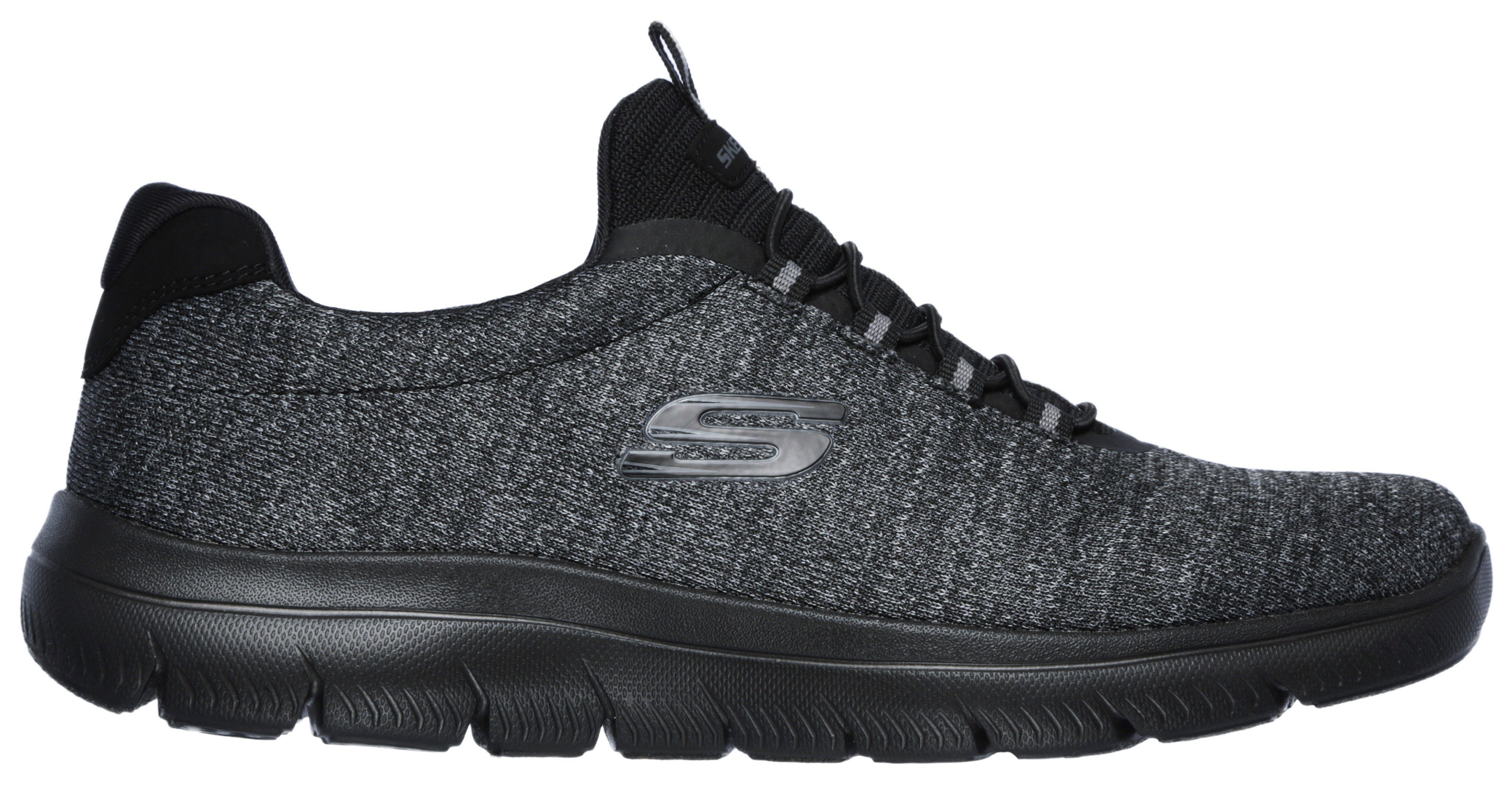 Skechers SUMMITS Slip-On Sneaker Slipper, Freizeitschuh in komfortabler Schuhweite