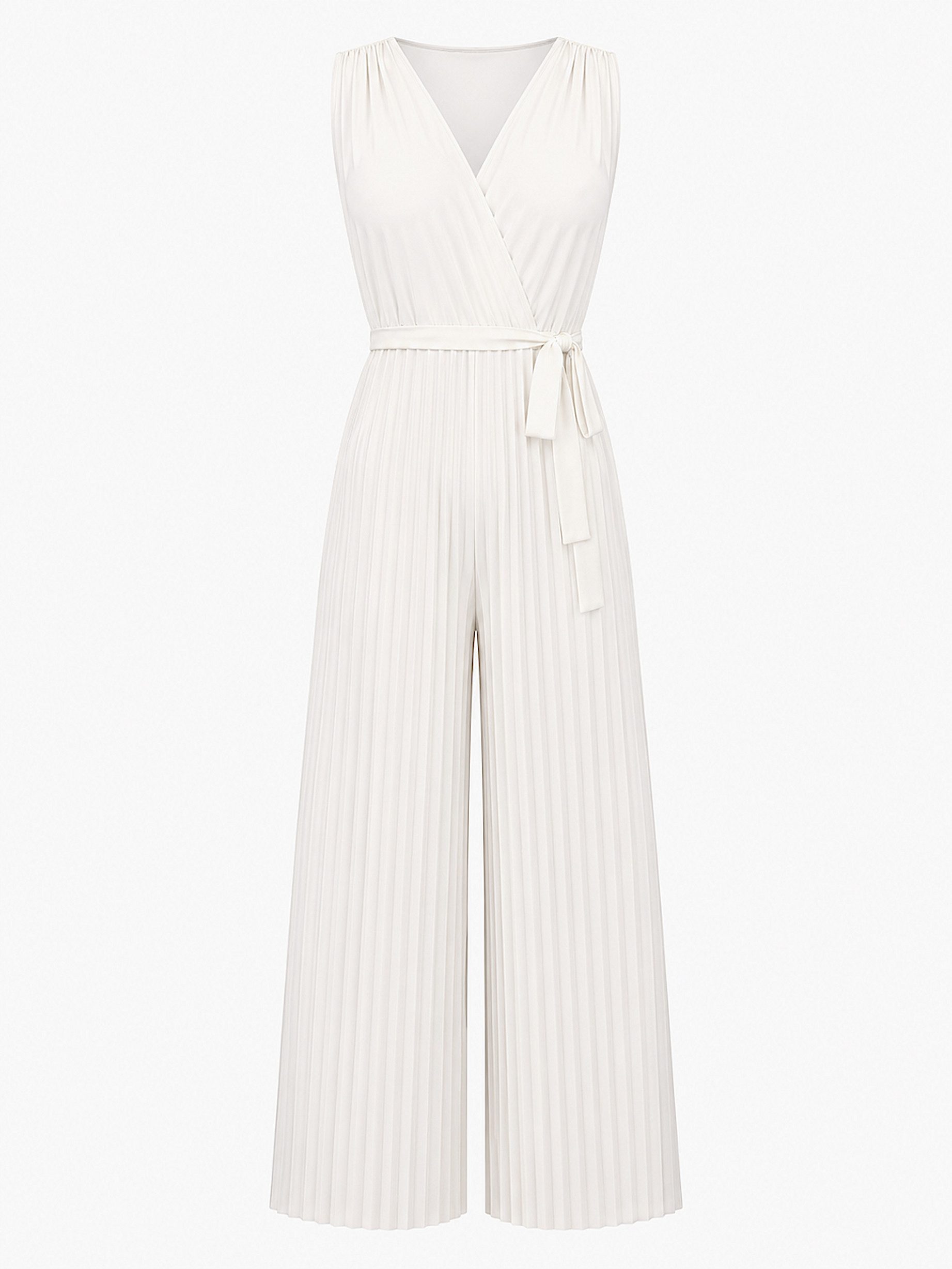 Worldclassca Jumpsuit Worldclassca Jumpsuit Pleated Overalls mit Gürtel Ärmellos Sommer Neu Neue Kollektion - Stilvolle und gemütliche Sommer Mode für Damen