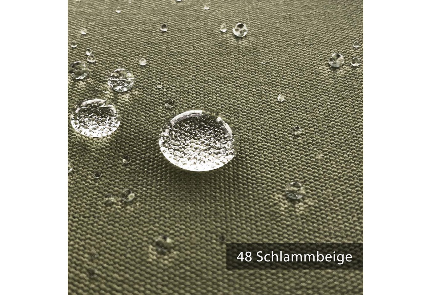 Thumbnail - novely® Stoff ARAGON WATERPROOF UV+ Outdoor-Stoff in Baumwoll-Optik, Antibakteriell, UV-beständig, wasserabweisend, Mete...