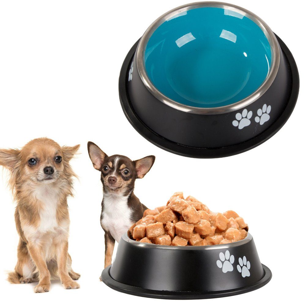 Thumbnail - VERK GROUP Futternapf Metall Hundenapf Fressnapf Futternapf Futterstation Katzennapf 150ml