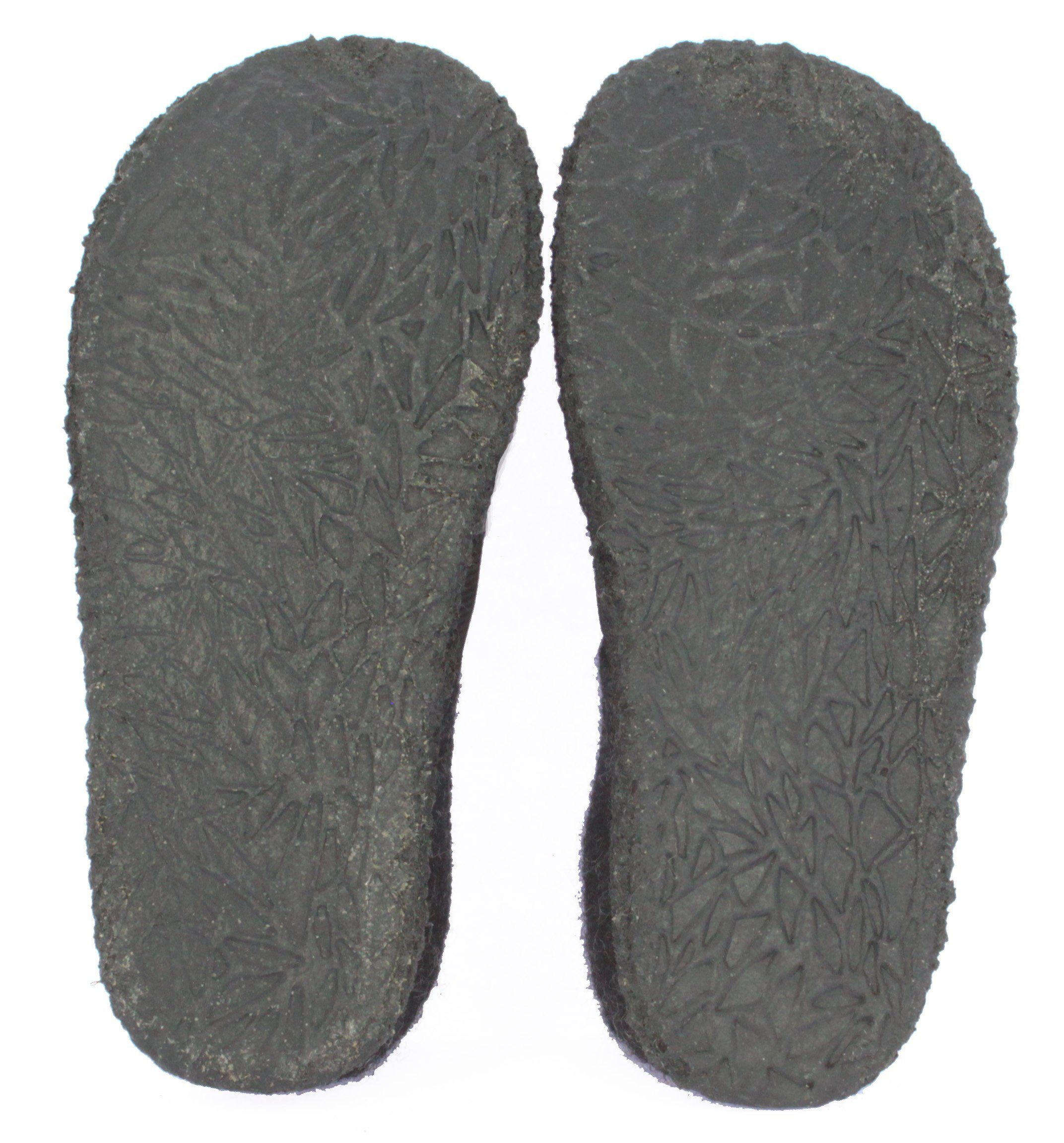 Beck Hüttenschuh Bobby Hüttenschuhe (aus Österreich, reine Schurwolle, warme Füße für Kita, Schule und Zuhause) rutschfeste Sohle