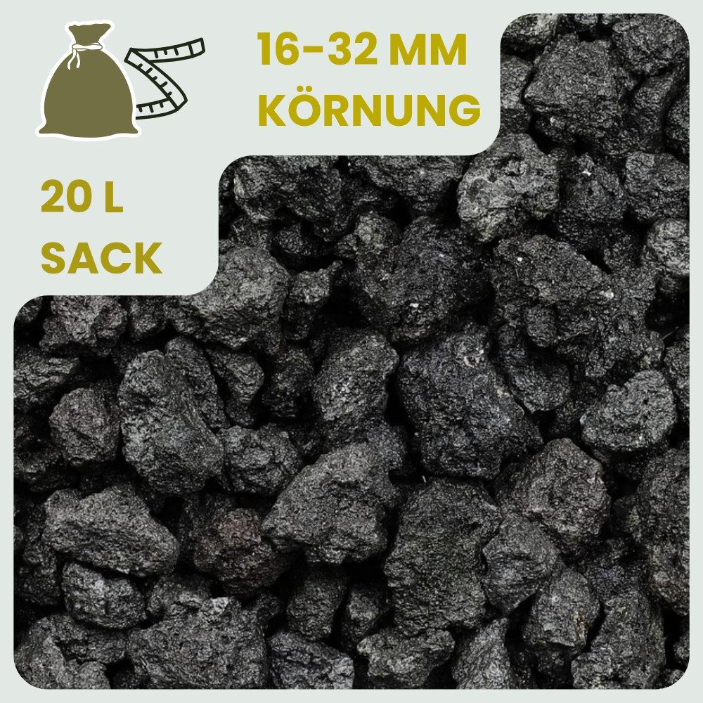 GarPet Lavasteine Lavasteine Garten 20L Lavagranulat Aquarium Lavasteine Grill Lavakies