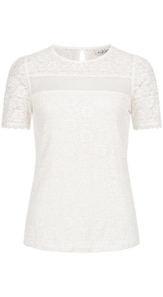 Dirndlbluse Trachtenbluse Adela in Creme von Nübler