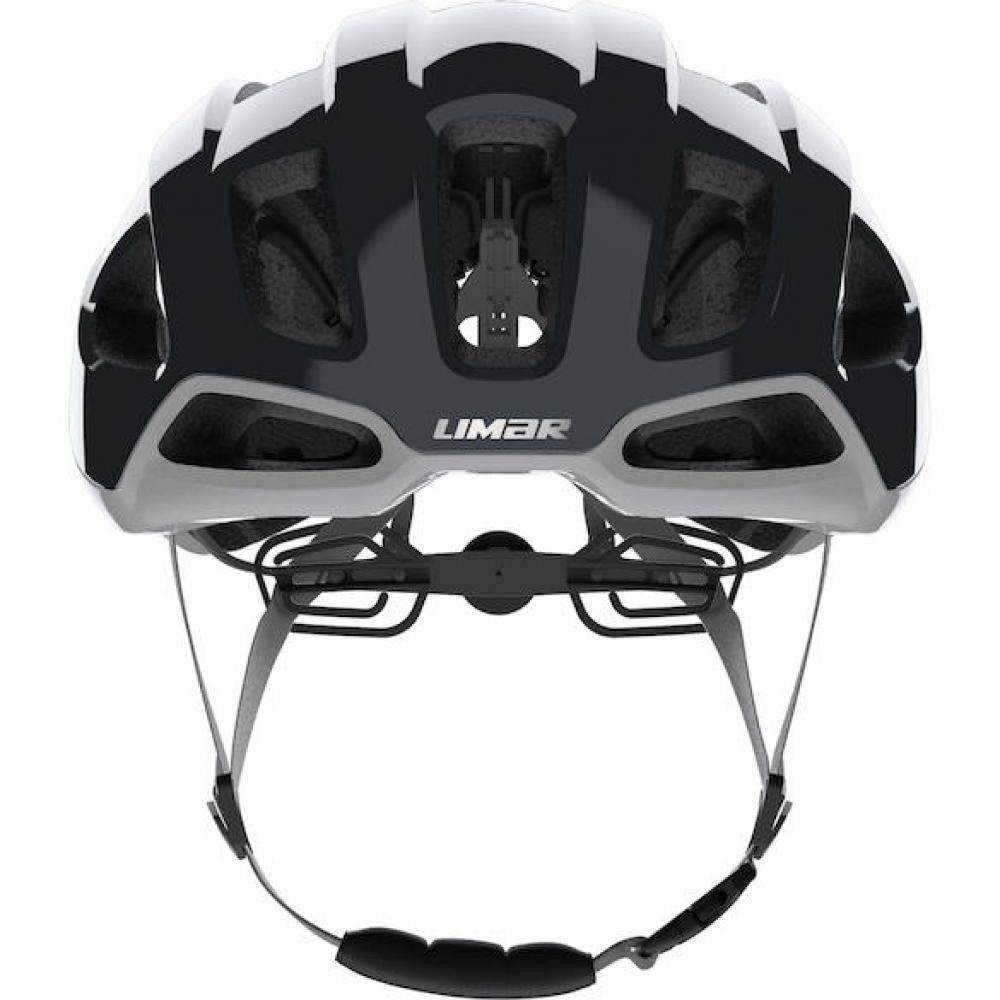 LIMAR Fahrradhelm Limar Air Stratos Midnight Black Silver M Schwarz/Silber - leichter Al