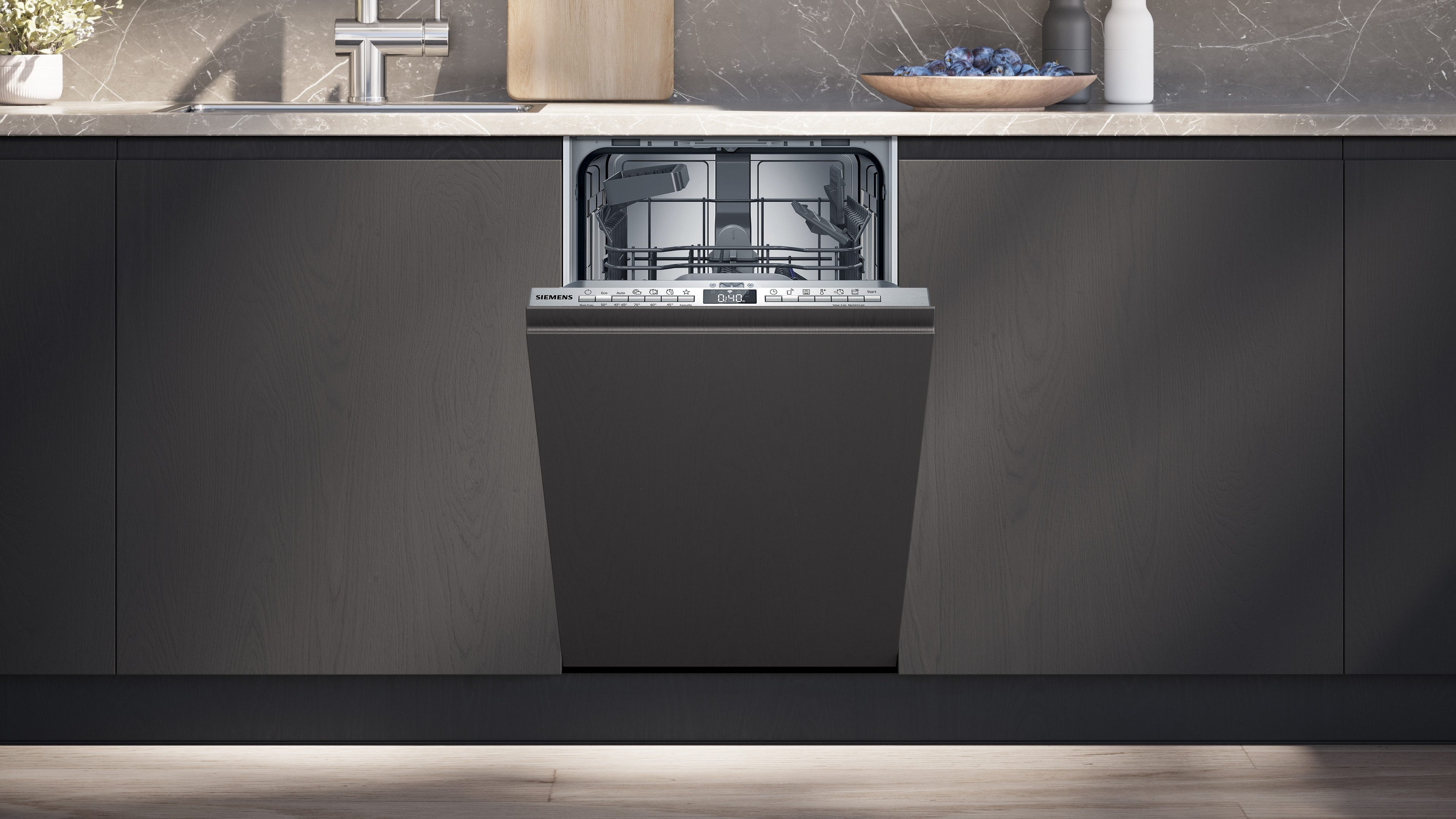 SIEMENS vollintegrierbarer Geschirrspüler iQ300 SR63EX25KE, 10 Maßgedecke