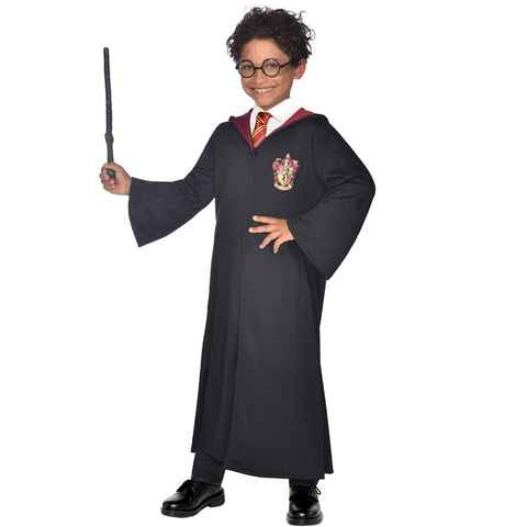Amscan Kostüm Harry Potter Kostüm für Kinder - Schwarz Rot, Rob