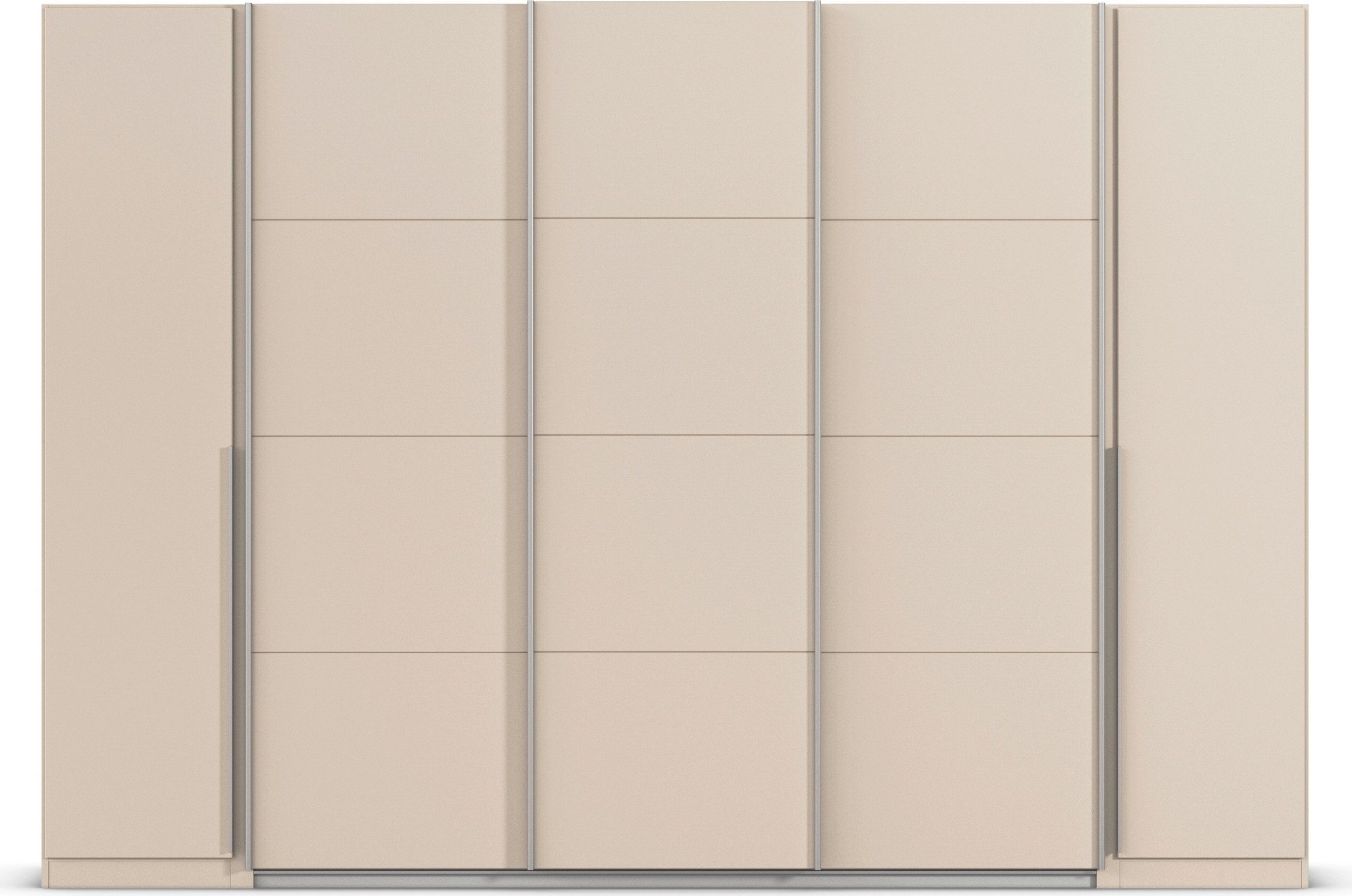 OTTO home Schwebetürenschrank Dreh-/Schwebetürenschrank Kleiderschrank Familie, Agordo (im angesagten Mix aus Dreh- und Schwebetüren) B/H/T 301x210X62cm viele Farben verfügbar TOPSELLER Made in GERMANY