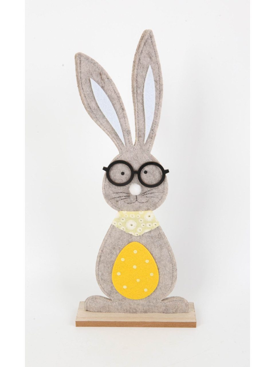 Trend Line Osterfigur TrendLine Dekoaufsteller Hase mit Brille & Osterei
