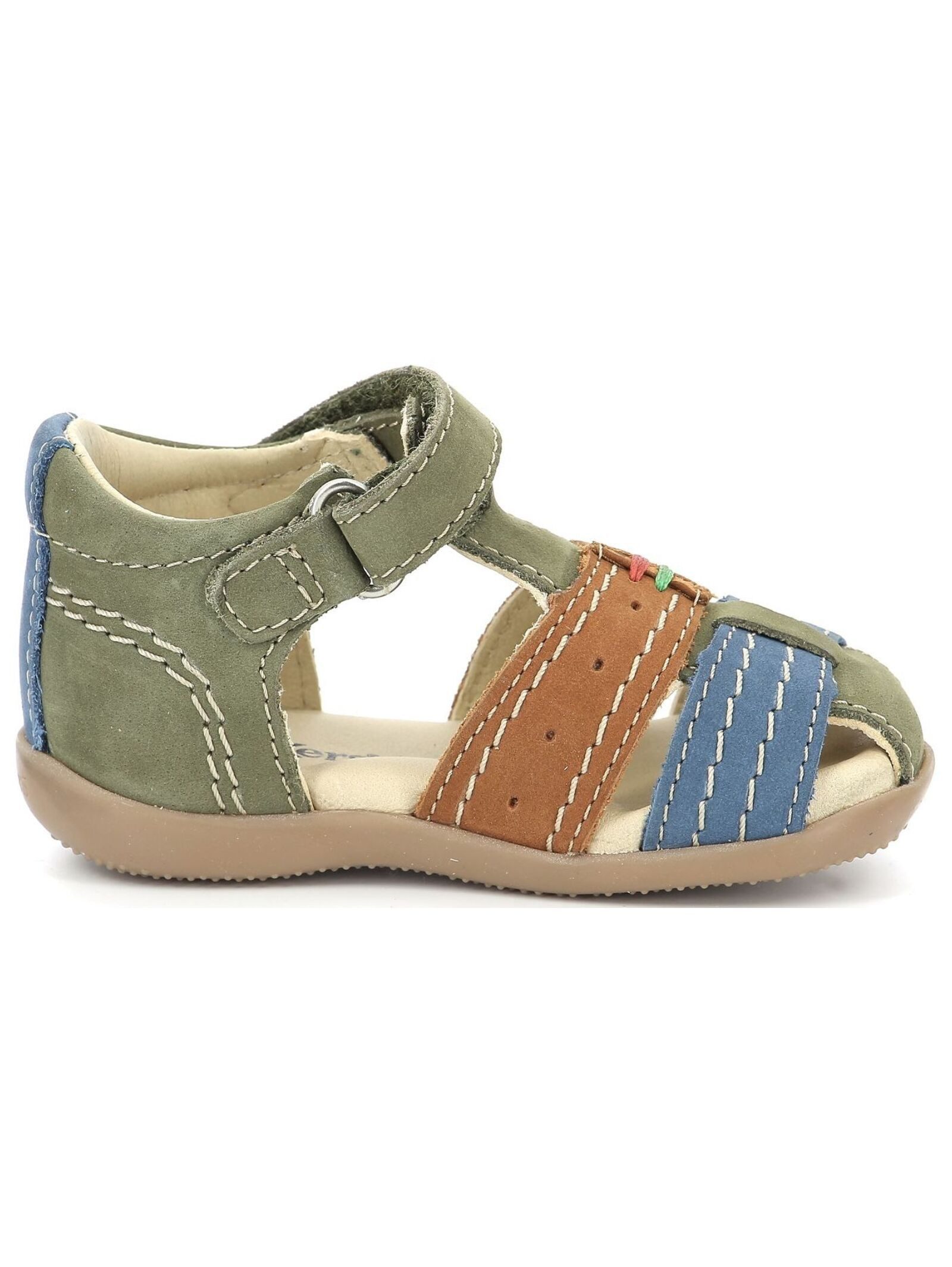 Kickers Sandalen Nubukleder . Riemchensandalette