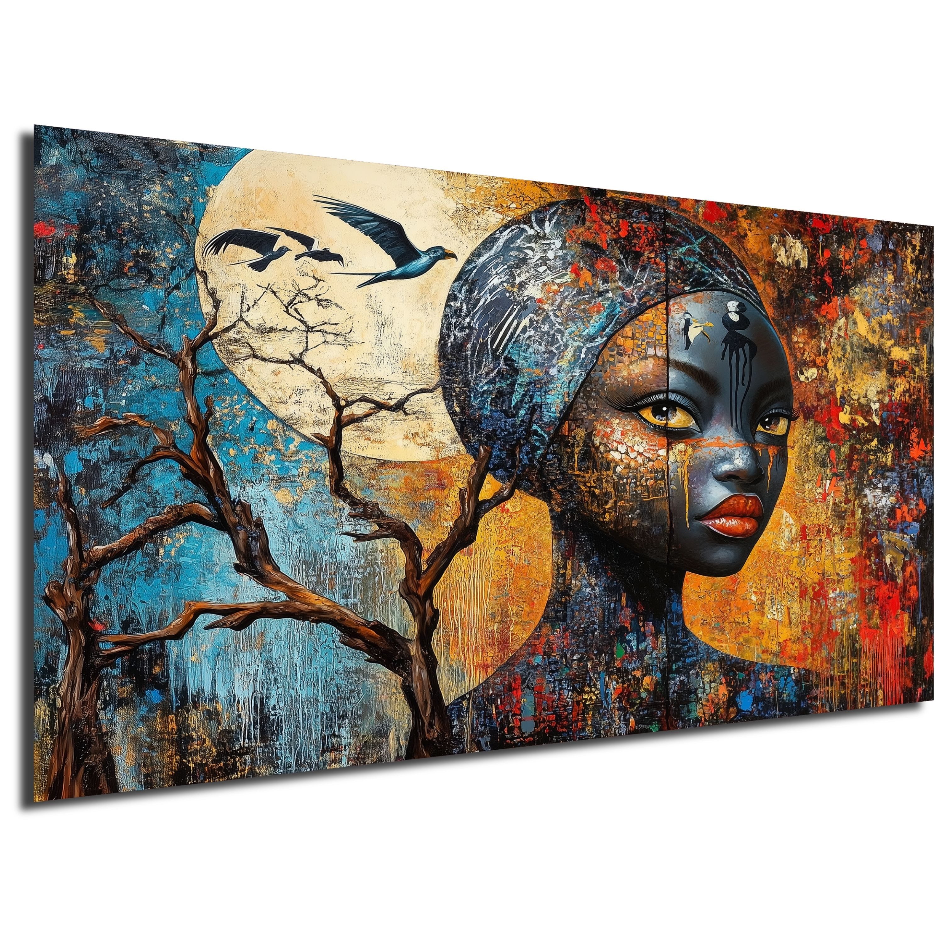 Leinwandbild Modern Abstrakt Wandbilder XXL Wandbild Wand Deko Leinwand Bilder