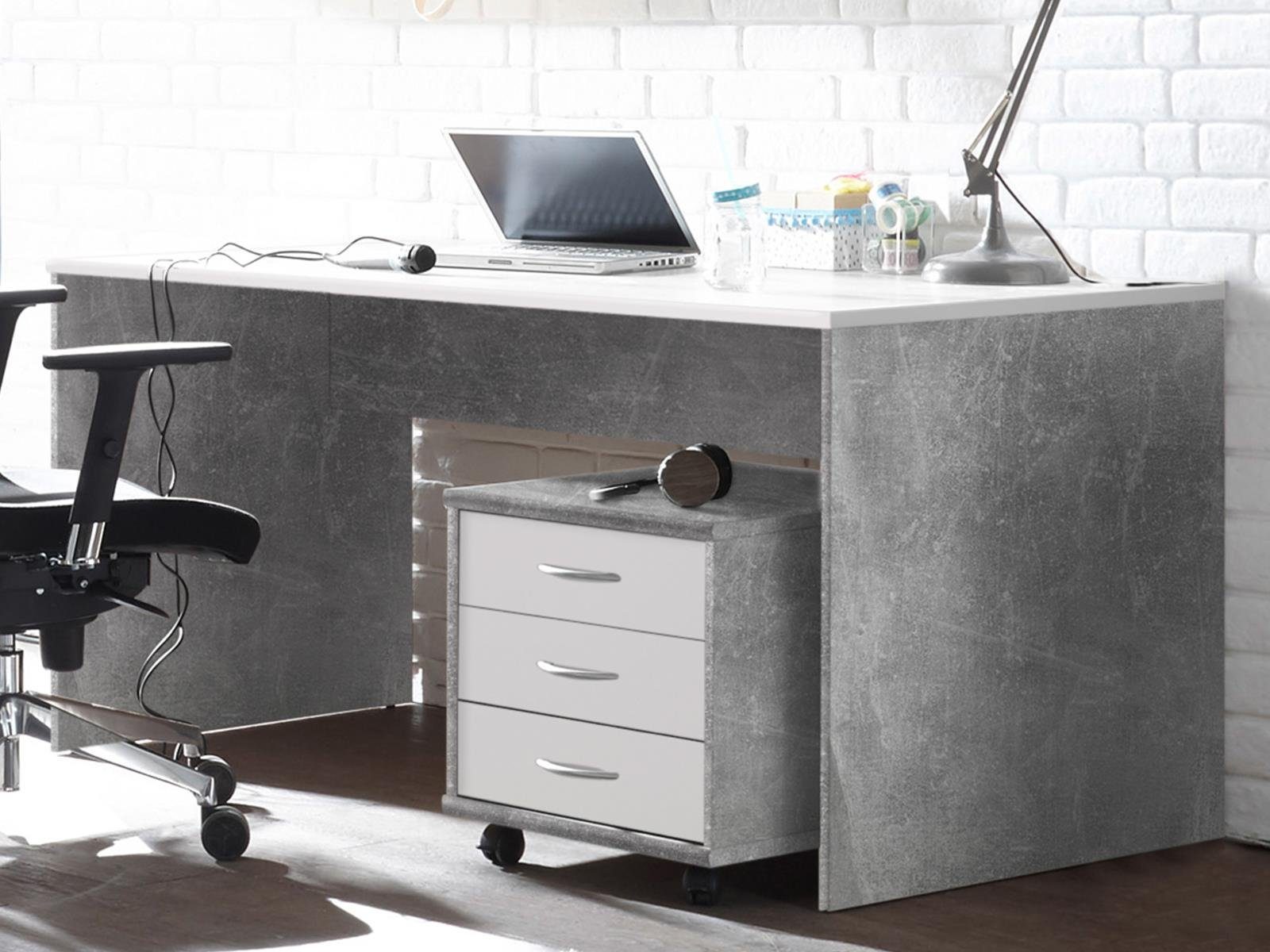 PREISBRECHER Schreibtisch Olli, 150 x 75 x 75 cm (B/H/T) günstig online kaufen