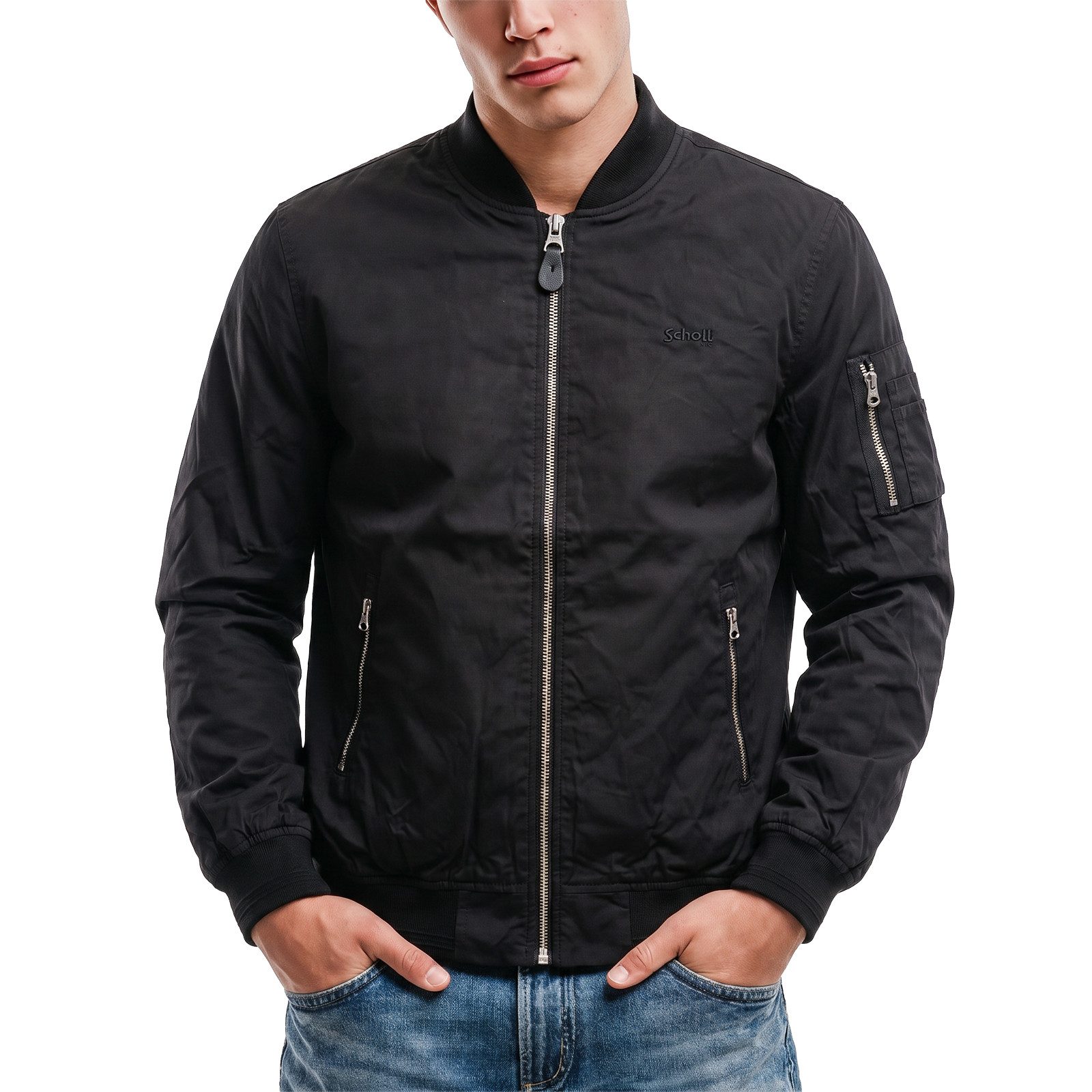 Schott NYC Bomberjacke Jacke Schott CABERS Utility-Tasche