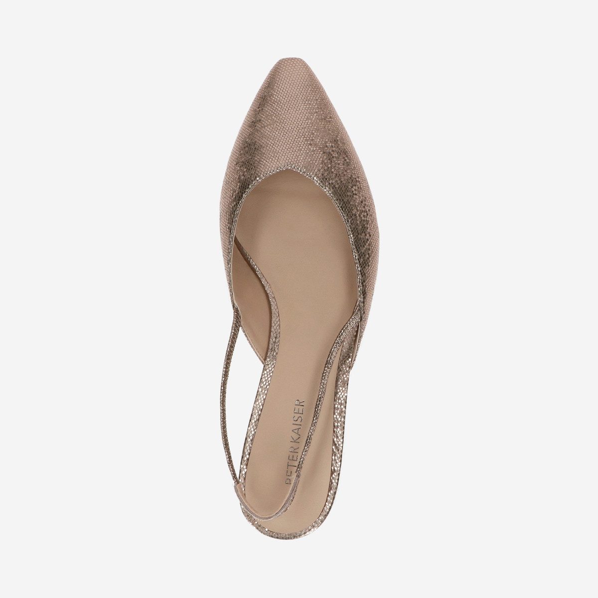 Peter Kaiser Peter Kaiser 79443 912, Peeptoes & Slingpumps, Gold, Damen Peeptoepumps