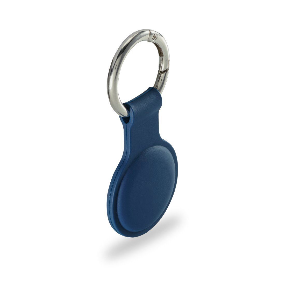 Ortung, für Hama AirTag, Schlüsselanhänger Schutzhülle, Apple Silikon dunkelblau Schlüsselanhänger