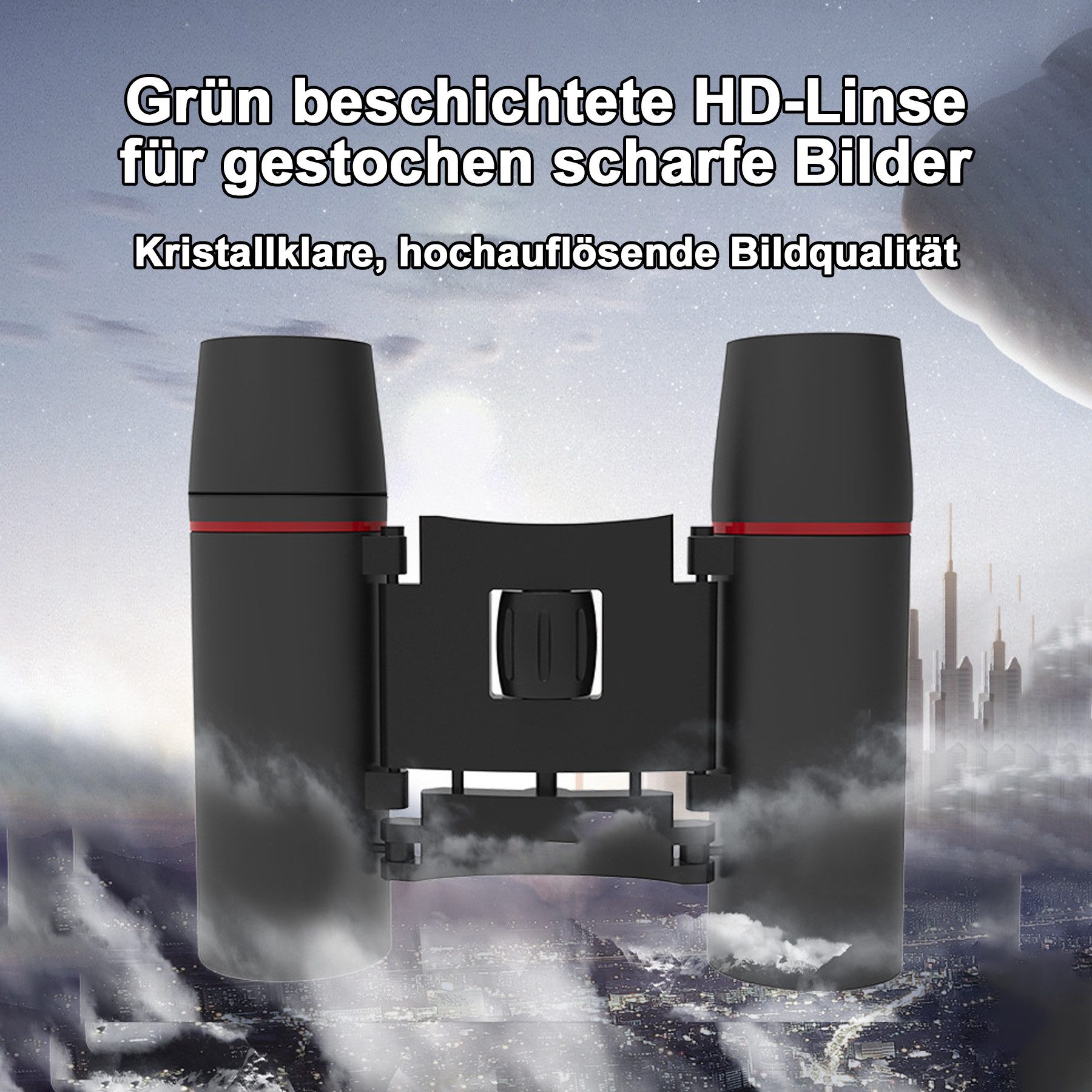 Mutig Fernglas 30x60 Hochleistungs Vergrößerung Ferngläser Kinder Erwachsene Binocular (Ideal für Outdoor Sportspiele Vogelbeobachtung Reisen Jagd Konzerte)