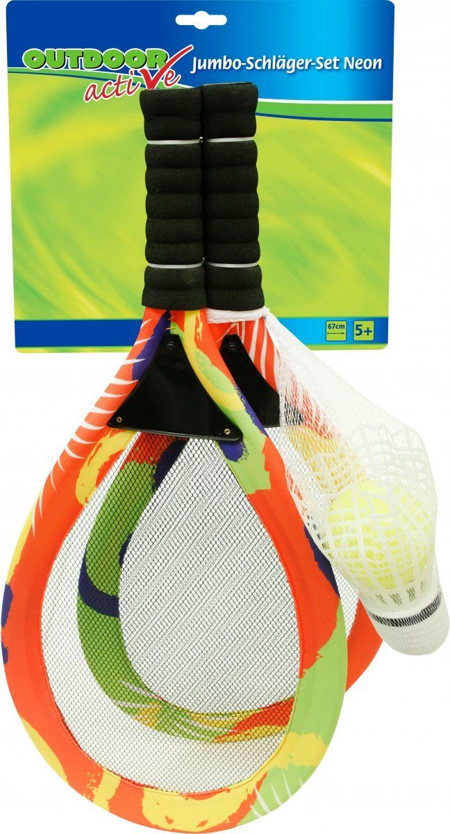 Tennisschläger OA Jumbo Schläger Set Neon m. Ball