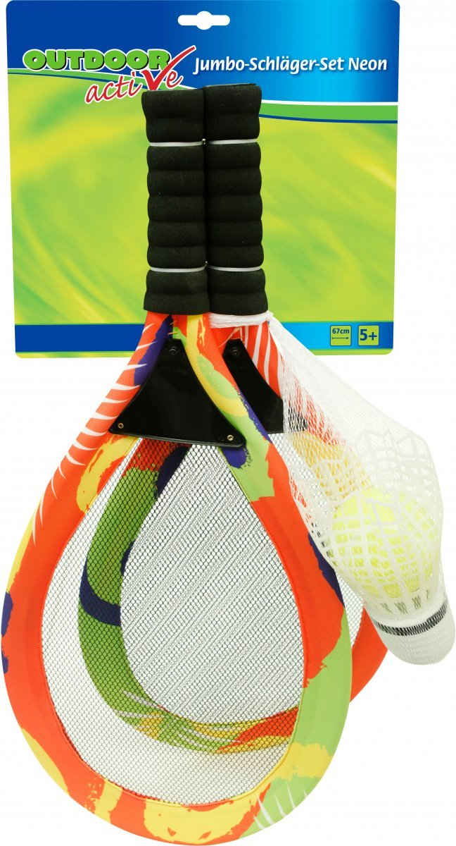 Vedes Tennisschläger OA Jumbo Schläger Set Neon m. Ball