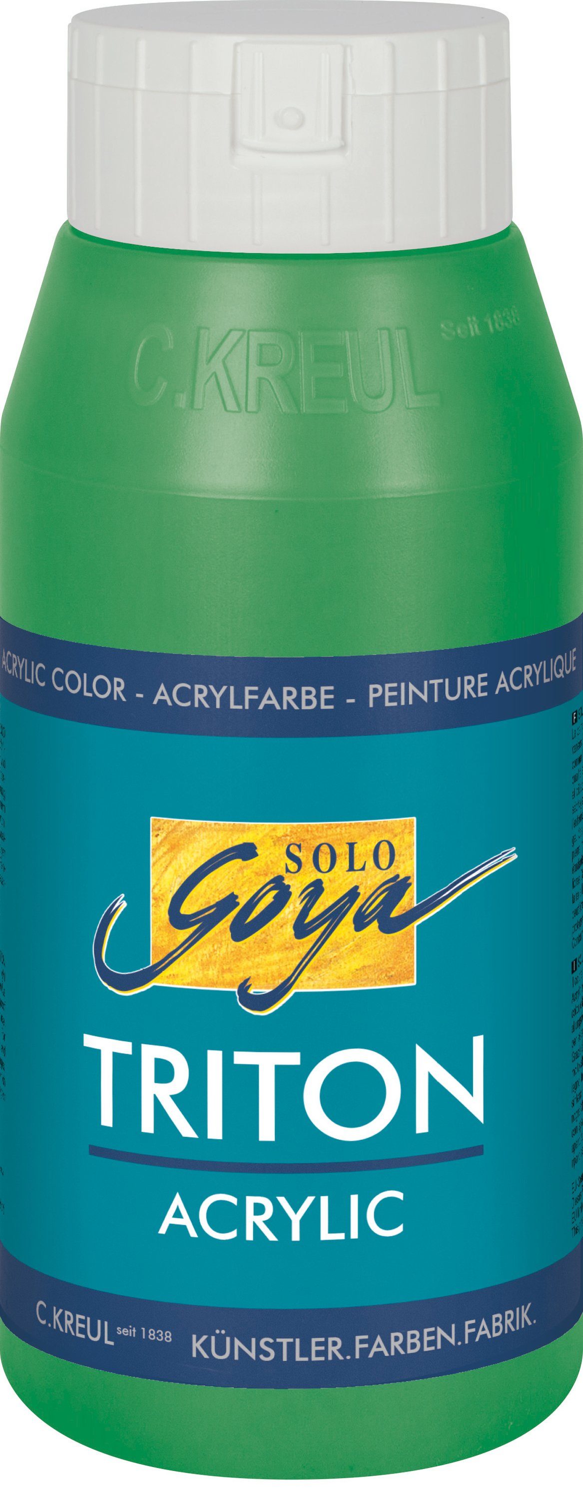 Permanent-Grün Acrylic, Kreul Solo Goya 750 ml Acrylfarbe Triton