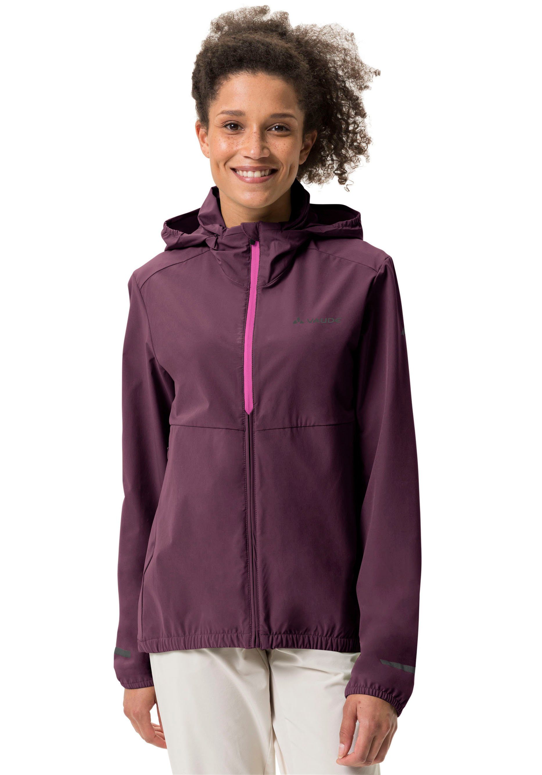 VAUDE Funktionsjacke WOMEN'S CYCLIST AIR JACKET (1-St) Wasserabweisend & Windabweisend & Atmungsaktiv