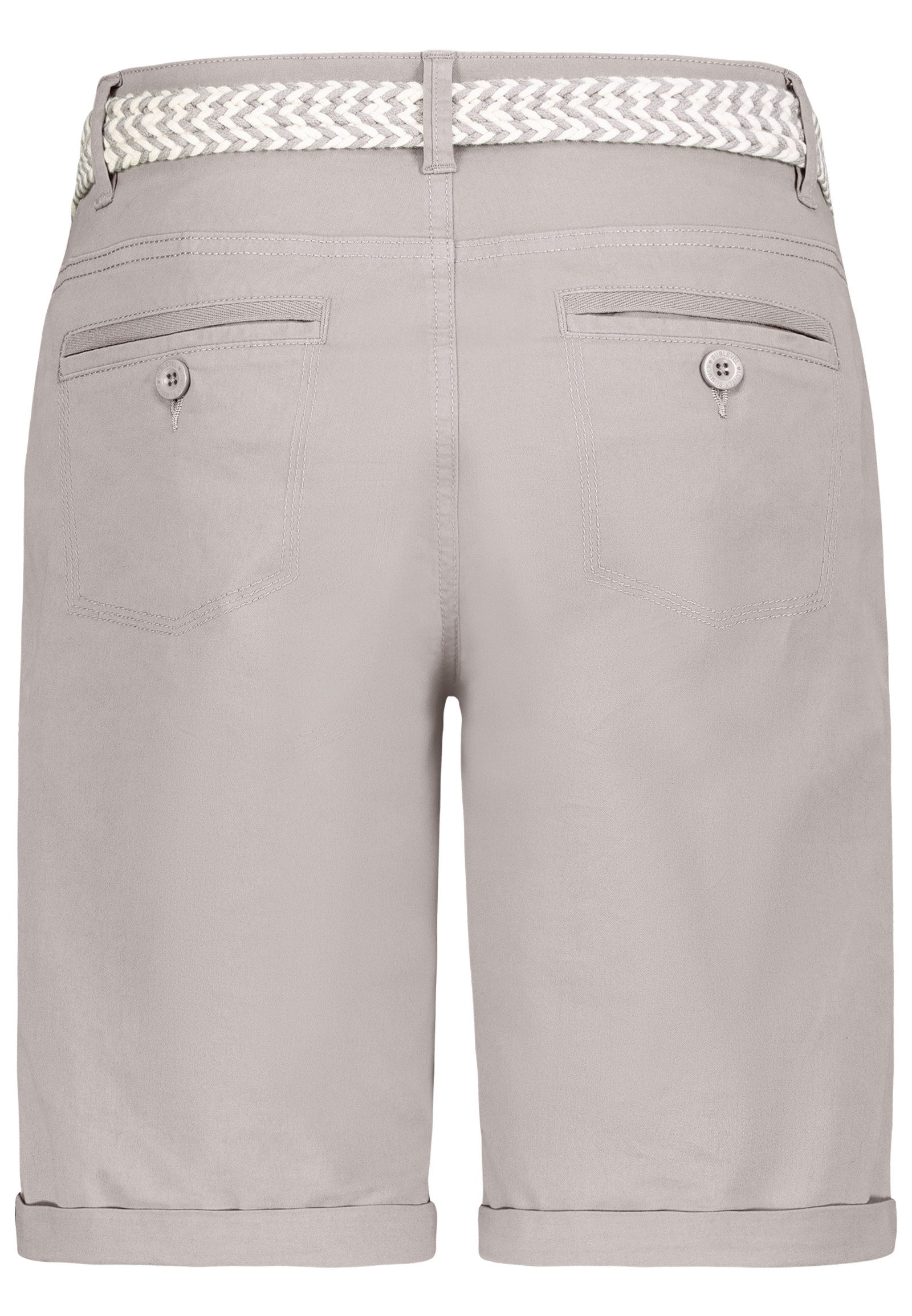 SUBLEVEL Bermudas Mit Gürtel, aufgeschlagener Saum, günstig online kaufen