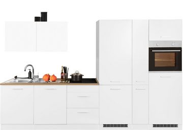 HELD MÖBEL Küchenzeile Kehl, ohne E-Geräte, 330cm, für Kühl/Gefrierkombination und Geschirrspüler