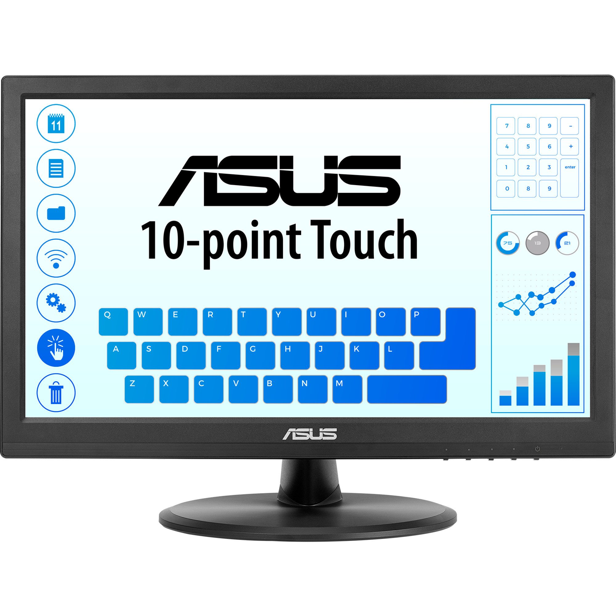 Asus ASUS VT169HE Touch Monitor, LED-Monitor, (FullHD, TFT-Monitor (1920 x 1080 px)