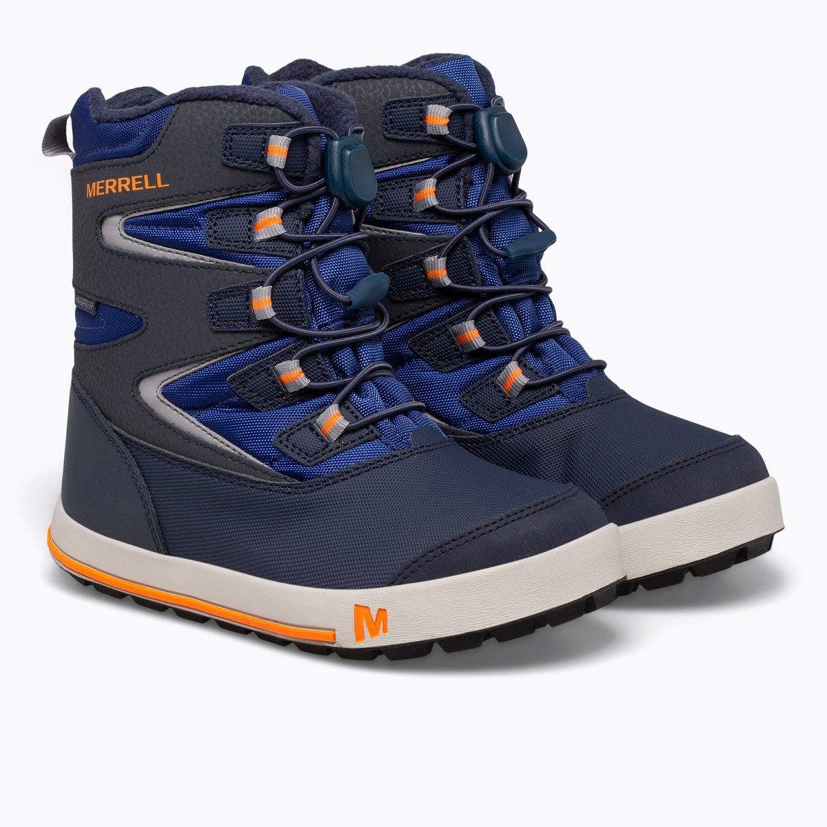 Merrell Snow Bank 3.0 WTPF (wasserdicht) navyblau Kinder Winterstiefel