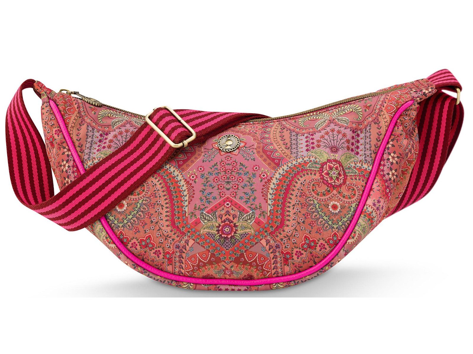 PiP Studio Umhängetasche Freya Jabali Red Halbmond Umhängetasche 34x10x16cm