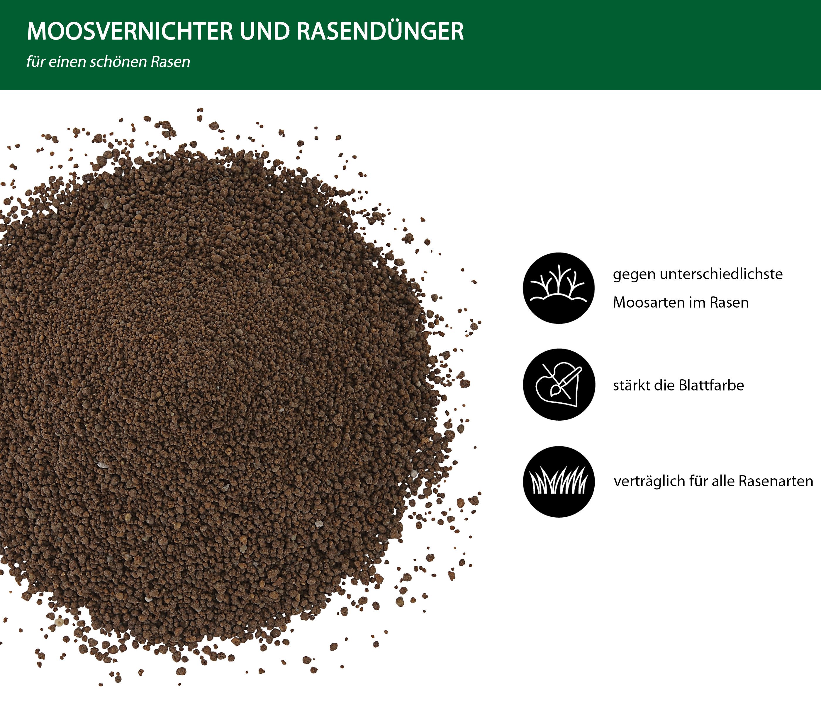 Dehner Rasendünger Moosvernichter und Rasendünger, 6 günstig online kaufen