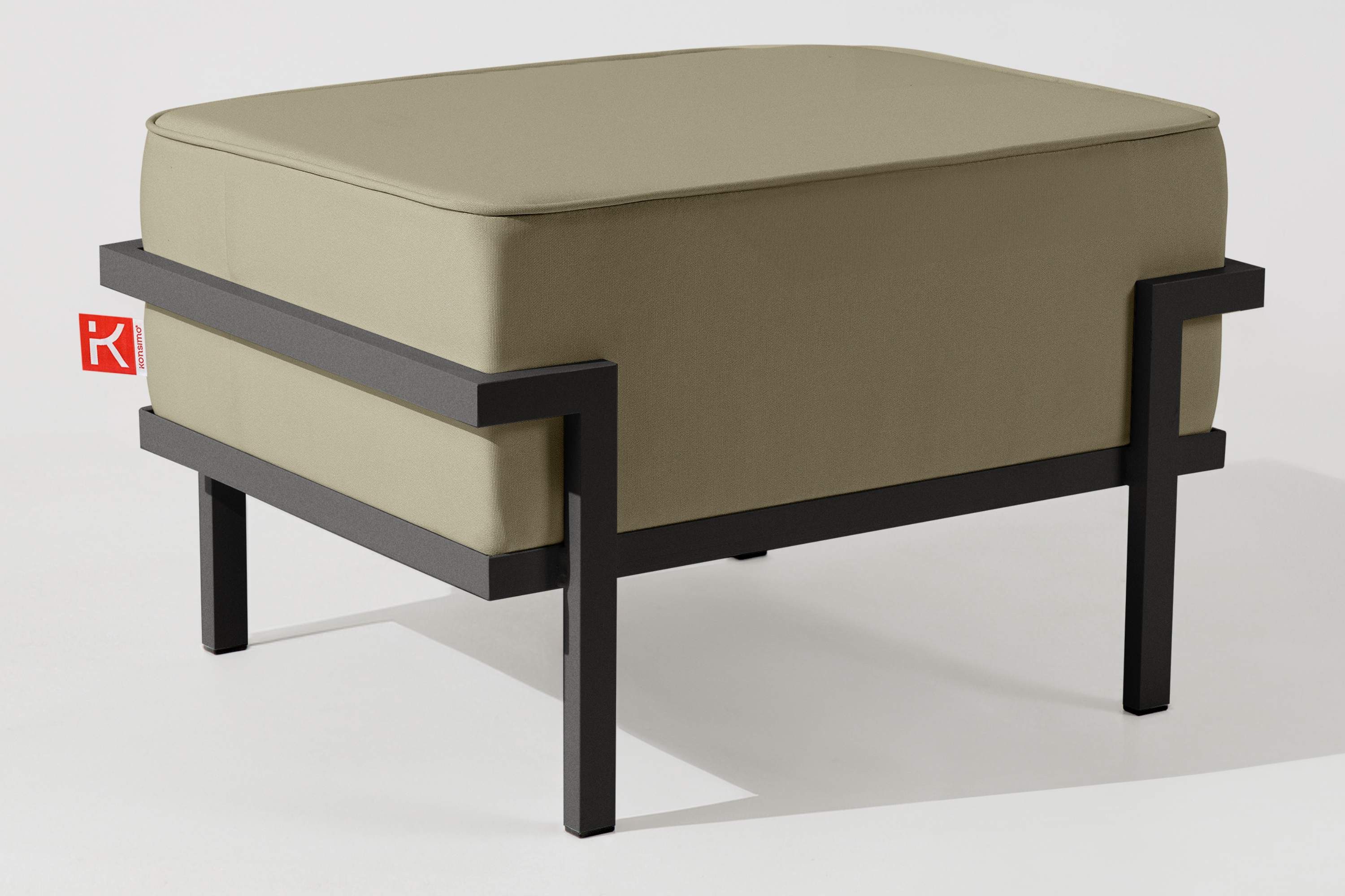 KONSIMO® Gartenlounge-Hocker TRIGLO Garten-Puffs, Gewicht: 10 günstig online kaufen