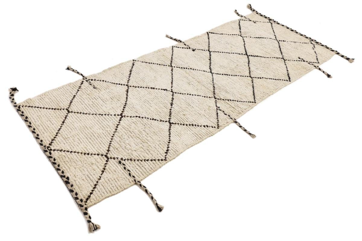 Orientteppich Höhe: Handgeknüpfter Orientteppich, rechteckig, 25 Maroccan Design Moderner Nain Trading, Berber mm 85x232