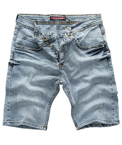 Rock Creek Jeansshorts Herren Shorts Denim Hellblau RC-2136